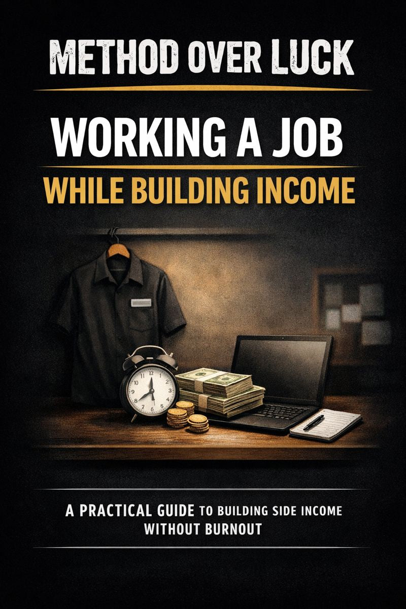 Method Over Luck: Working a Job While Building Income